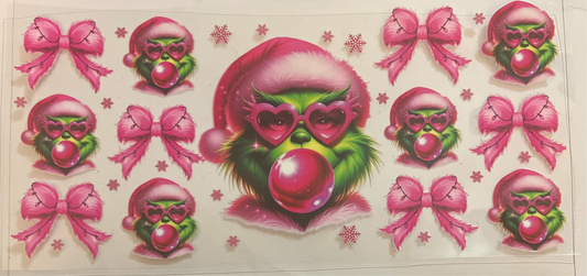 Pink Grinch Bubble #9