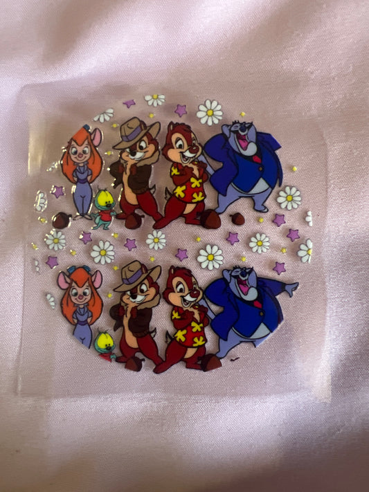 Chip n Dale Lid Decal